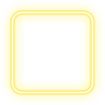 Yellow Neon Square